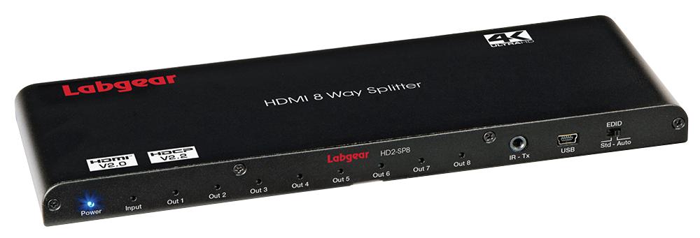 LABGEAR HD2-SP8 Amplificadores - Distribución, Repartidores Y Extensores