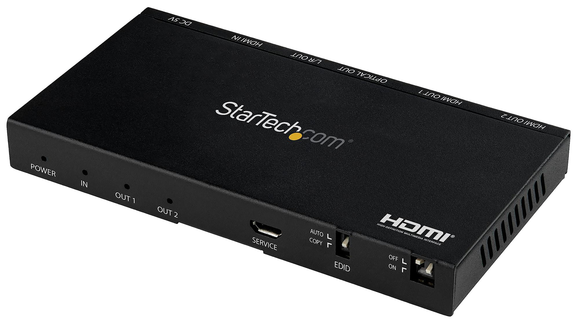 STARTECH ST122HD20S Amplificadores - Distribución, Repartidores Y Extensores