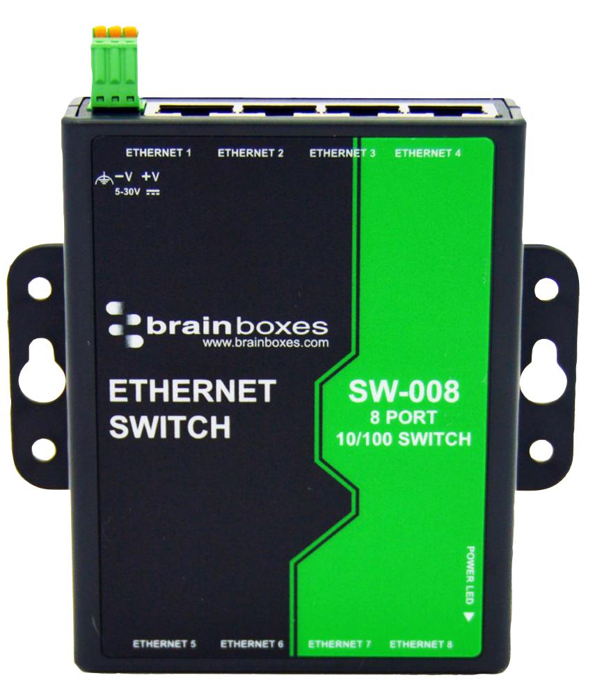 BRAINBOXES SW-008 Interruptores / Módulos Ethernet