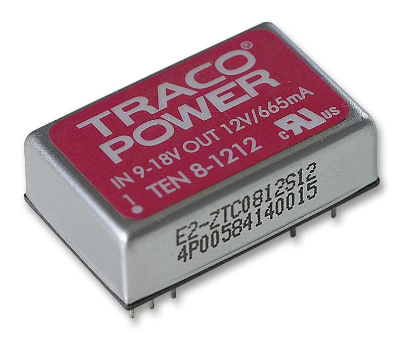 TRACO POWER TEN 8-1212 Convertidores DC / DC Aislados De Montaje Pasante