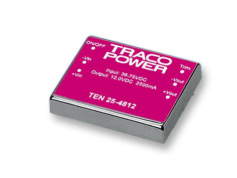 TRACO POWER TEN 25-4812 Convertidores DC / DC Aislados De Montaje Pasante