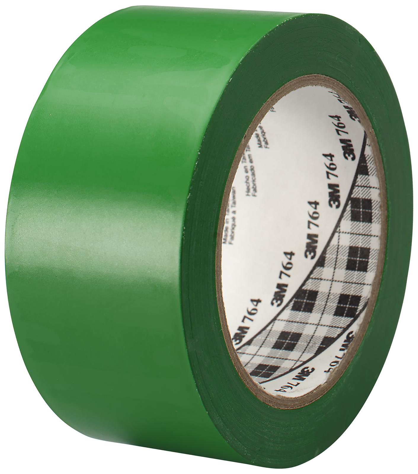 3M 764L 50MM GREEN Cinta Para Advertencias De Seguridad