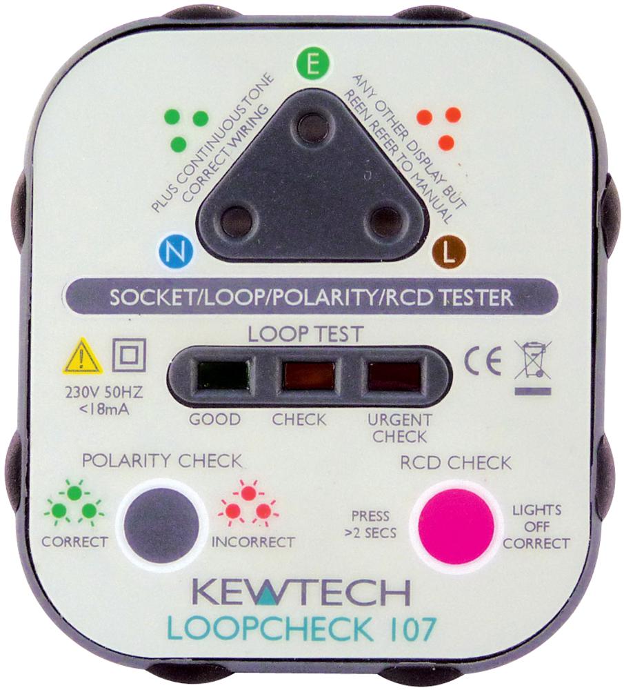 KEWTECH LOOPCHECK107 Comprobadores De Tomas De Red