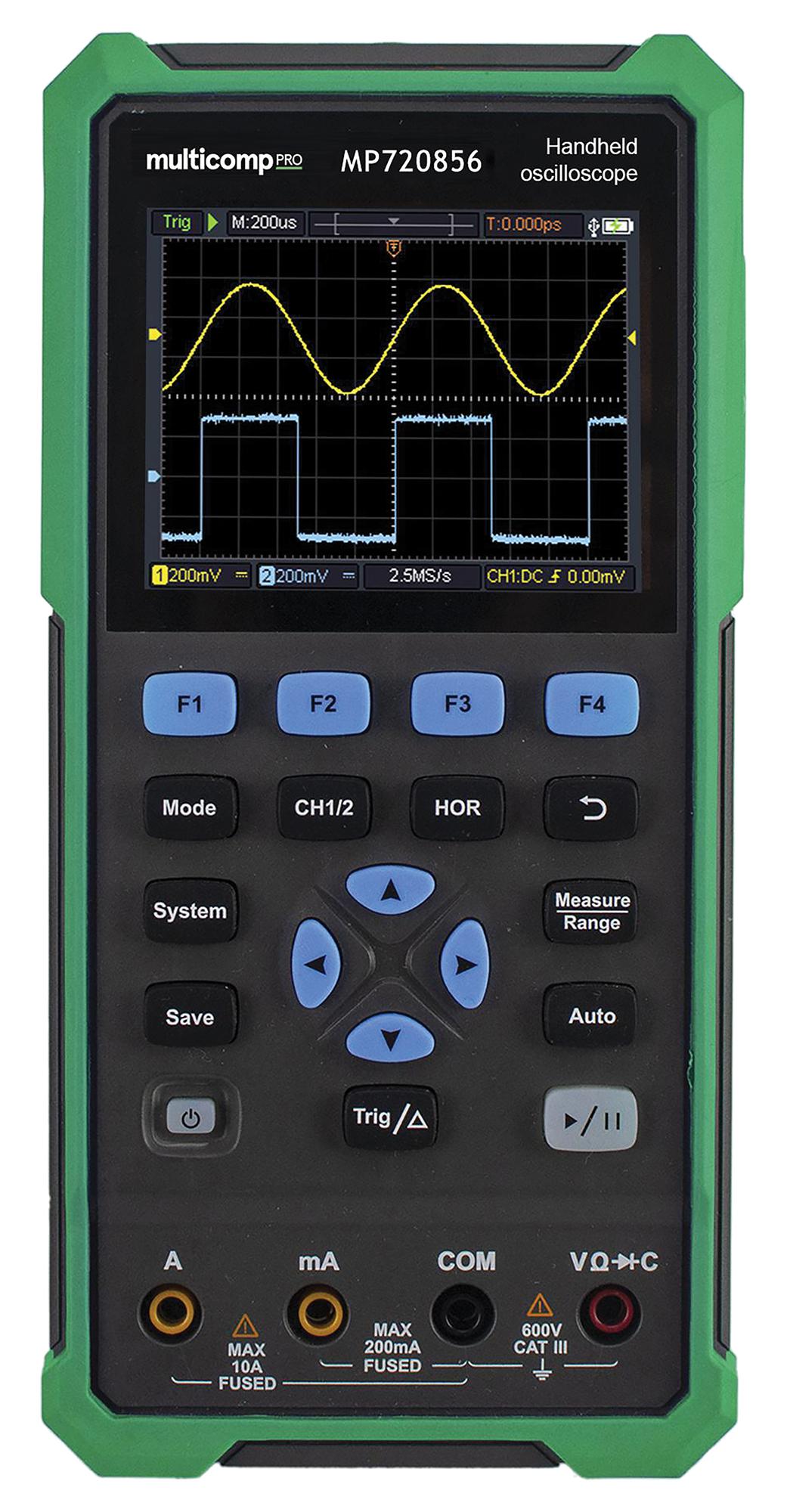 MULTICOMP PRO MP720856 Osciloscopios Portátiles