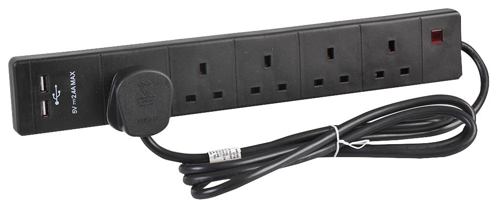 PRO ELEC 2068SU BLK Regletas Eléctricas