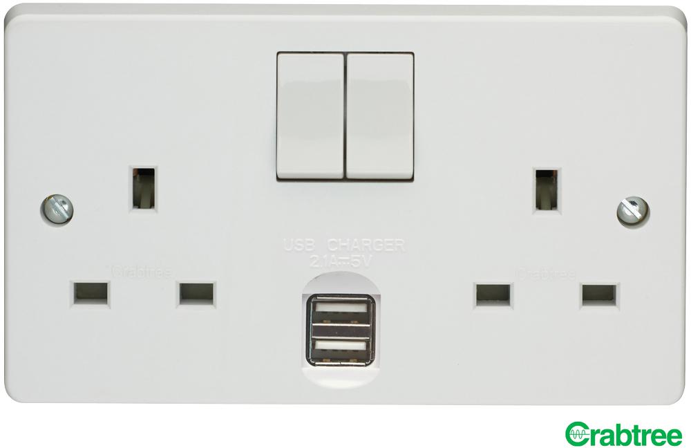 CRABTREE 4306/USB/D Interruptores Y Tomas De Corriente Variados