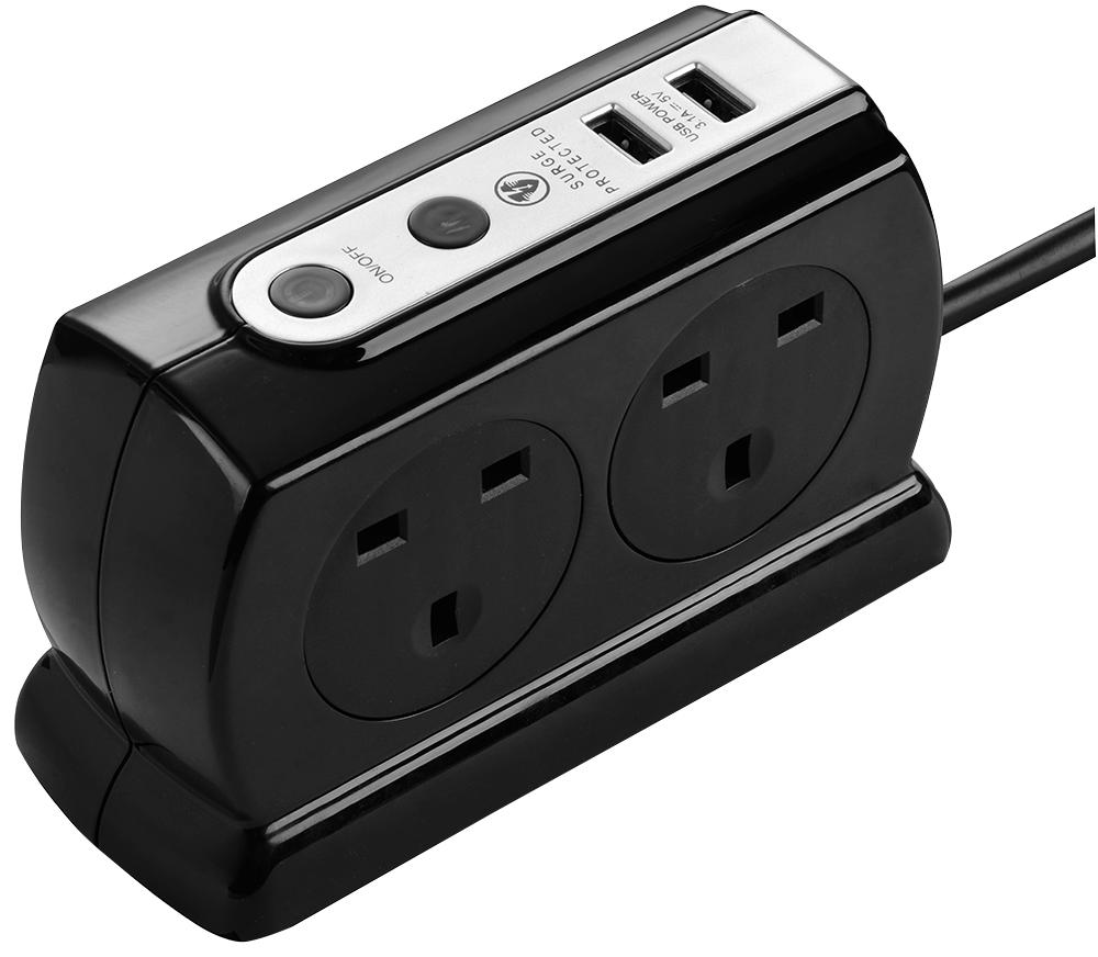 MASTERPLUG SRGDSU42PB-MP Regletas Eléctricas - Con Protección Contra Sobretensiones