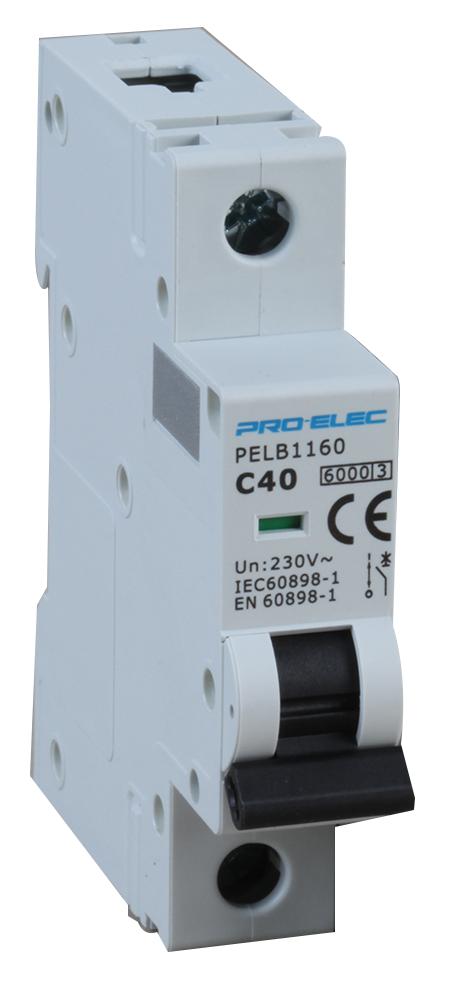 PRO ELEC PELB1160 Disyuntores Magnetotérmicos