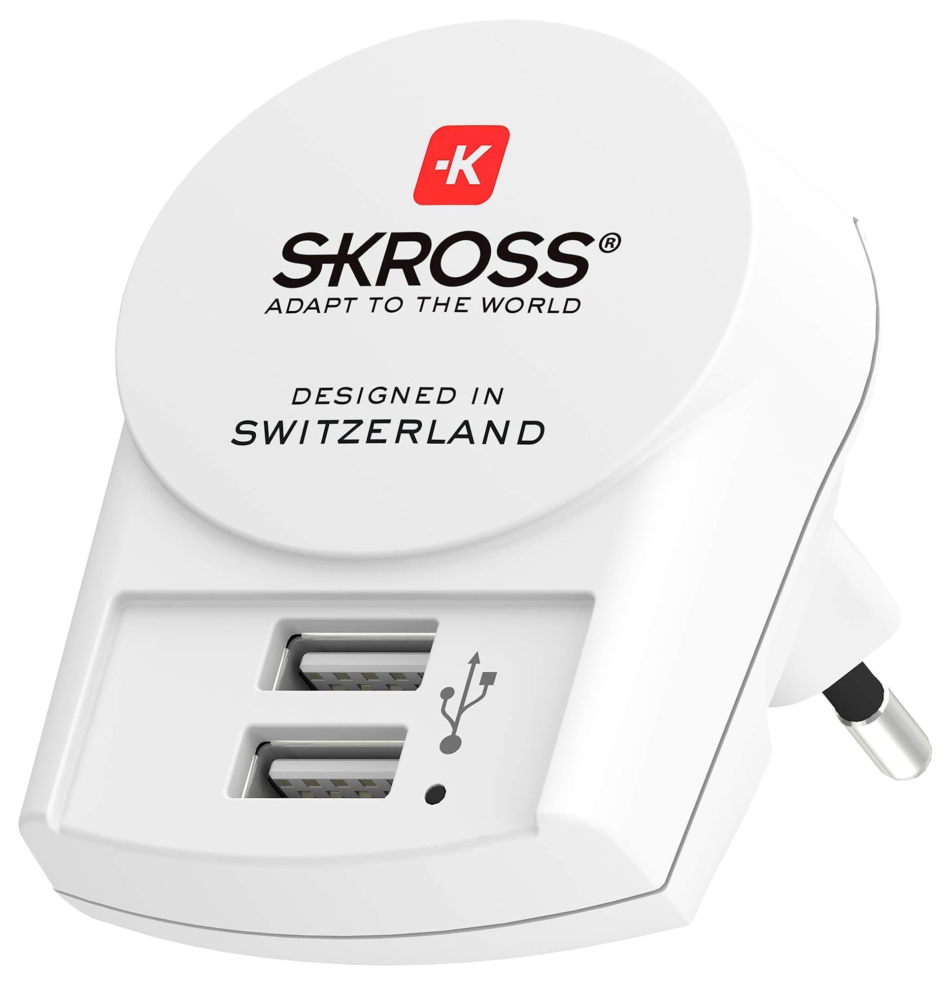 SKROSS 1.302421 Convertidores De Adaptador Enchufable Externo (AC / DC)