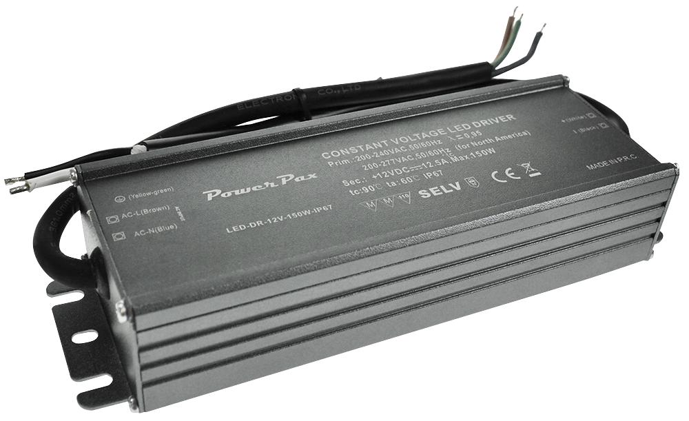 POWERPAX LED-DR-12V-150W-IP67 Fuentes De Alimentación Para LED AC / DC