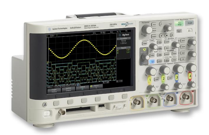 Keysight Technologies DSOX2024A Bench Oscilloscope, 200MHz, 4 Analogue Channels