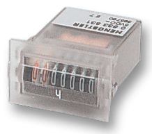 0.633.831: Panel Mount Timer, Mini H, 0 s, 99999.99 h, 14.2 mm, 27 mm