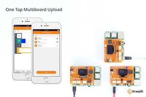 CLOUDIO-SMRTDEV-R-V1 - Placa de Desarrollo Inteligente Grasp.io Cloudio, Complemento para Raspberry Pi, Prototipado IoT