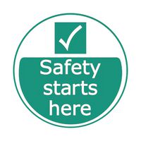 MULTICOMP PRO - ETIQUETA, SAFETY STARTS HERE, 500M - MP001623