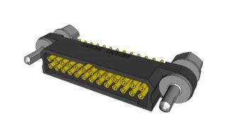 Amphenol Socapex, MHDAS, Micro HDAS 1.27mm Pitch 26 Way 2 Row Straight PCB Socket, PCB Mount, Solder Termination