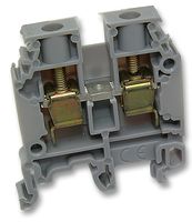 011511811: DIN Rail Mount Terminal Block, 2 Ways, 22 AWG, 8 AWG, 10 mm², Screw, 41 A