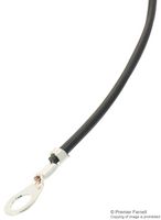 231275 - Barra de Conexión a Tierra, 3 Corchetes Macho, Resistencia de 1Mohm, Cable con Anilla Terminal