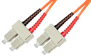005-633-010-01B: Fibre Optic Cable, Multimode, 125 µm, SC-SC, 3.28 ft/1 m