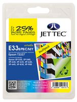 JET TEC - INK CART, REMAN, T3337 B/C/M/Y/PB MULTI - 101E003326