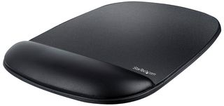 StarTech.com Mouse Pad with Hand rest, 6.7x7.1x 0.8in (17x18x2cm), Ergonomic Mouse Pad with Wrist Support, Desk Wrist Pad w/ Non-Slip PU Base, Cushioned Gel Mouse Pad w/ Palm Rest - mouse pad with wrist pillow - TAA Compliant