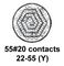 CINCH CONNECTIVITY SOLUTIONS BACC63BP22C55S9