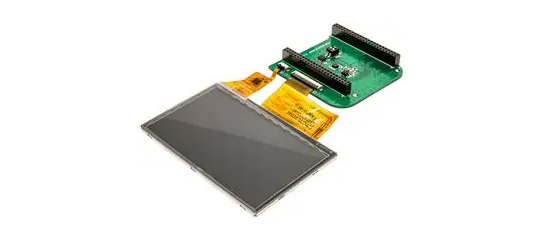 Placa complementaria de pantalla táctil de 4,3"