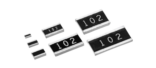 Wide terminal resistors for high power density