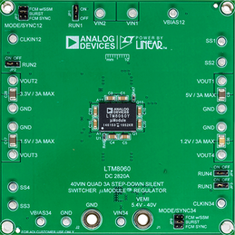 Imagen de la placa del DC2569A